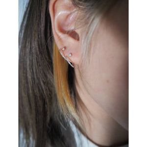 Silver Grain / Naked Earring【Casual】
