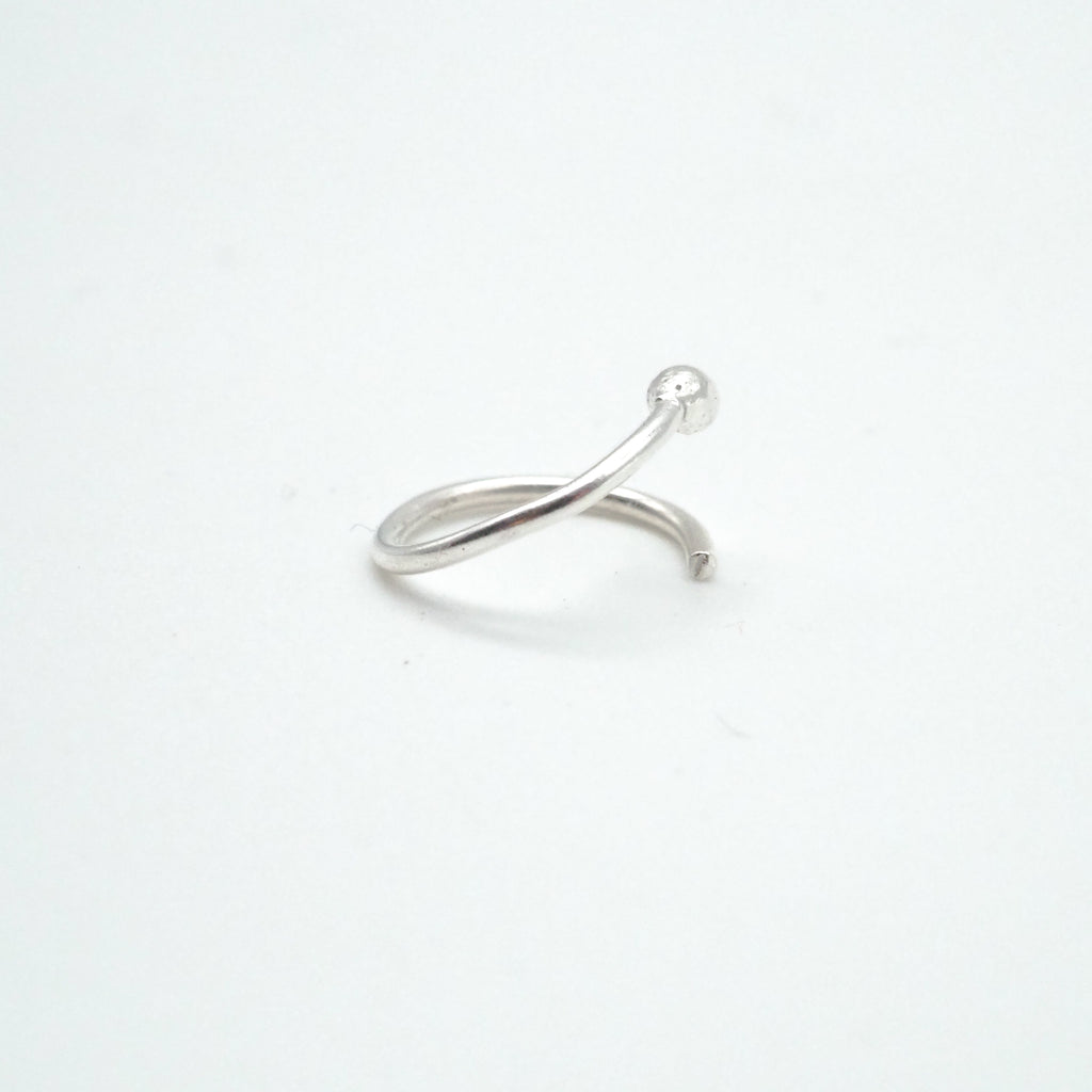 Silver Grain / Naked Earring【Casual】